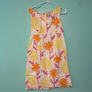 Lilly Pulitzer Orange and Pink Floral Dress